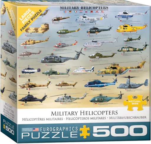 [RX1-13-26328] Military Helicopters Puzzle