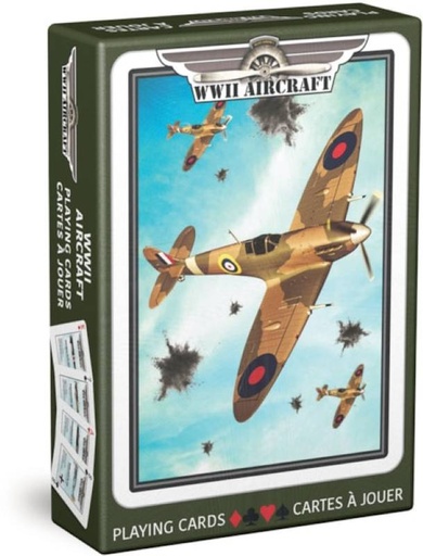 [RX1-13-26329] World War II Aircraft Playing Cards