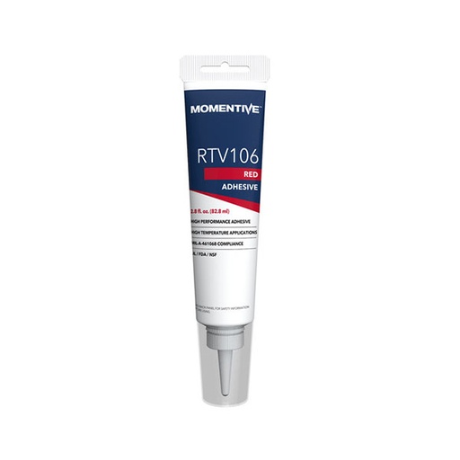 [RX1-09-06489] RTV106 Red Silicone Adhesive Sealant