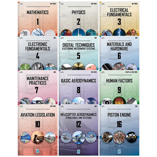 [RX1-13-26428] B1.4 Helicopter / Piston Study Set Book 0343-EASA-B