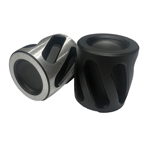 [RX1-05-32569] G51 Cub Type Throttle Knob 3/8-16 - Black Two Tone - Pair