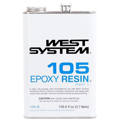[RX1-99-02306] West System Epoxy 105 Resin 1G - Dented