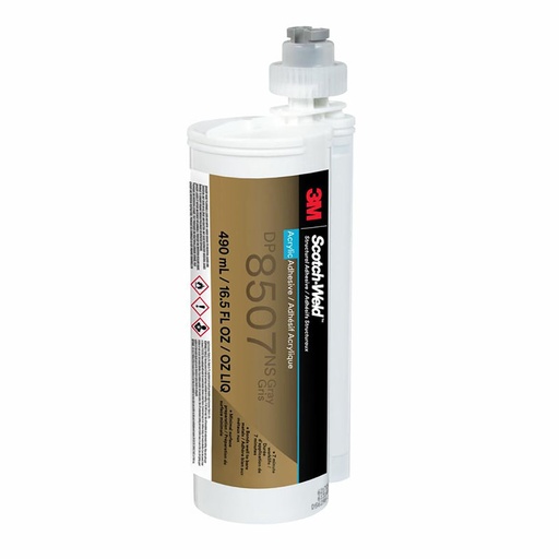 [RX1-09-06555] 3M Scotch-Weld Acrylic Adhesive DP8507NS Gray 490 ml Duo-Pak