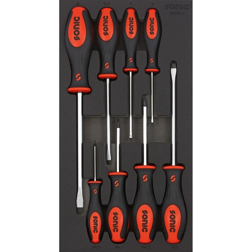 [RX1-12-06855] Sonic Tools - Screwdriver Set 8Pcs. S SFS