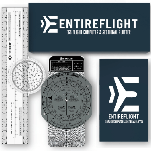 [RX1-13-26447] EntireFlight E6B Flight Computer And Plotter