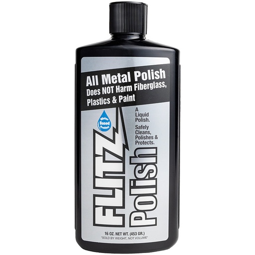 [RX1-09-06558] Flitz Liquid Polish Metal Plastic Fiberglass 16 Oz