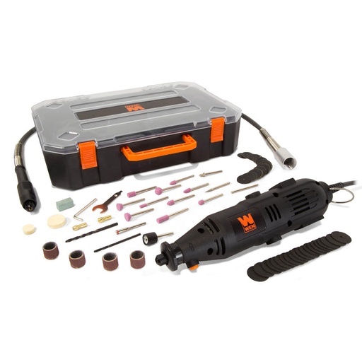 [RX1-12-06869] Wen 23103 1-Amp Variable Speed Rotary Tool With 100+ Accessories Carrying Case And Flex Shaft