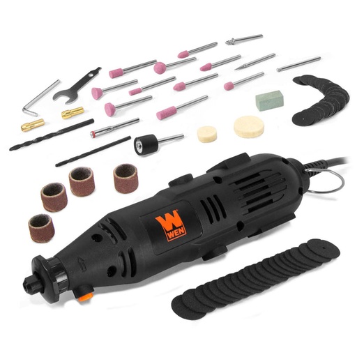 [RX1-12-06870] Wen 23101 1-Amp Variable Speed Rotary Tool With 100+ Accessories