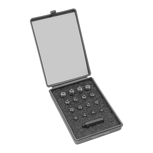 [RX1-12-06917] Center-Locating Punch For Threaded Holes Set With Handle (1/2 -13 9/16 -12 5/8 -11 3/4 -10)