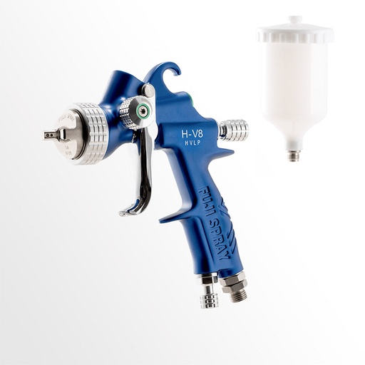 [RX1-12-06934] Fuji H-V8 Spray Gun - 1.4mm - 600 cc Nylon Cup 6863G-H-V8-N