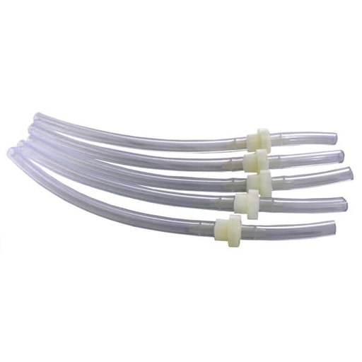 [RX1-12-06940] Fuji Pressure Tubes with Check Valve - Long - Gravity Feed [5 Pack] 2024L-5