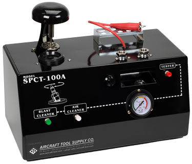[RX1-99-02320] Spark Plug Cleaner Tester (Dual-Voltage 115V/220V) - Repaired