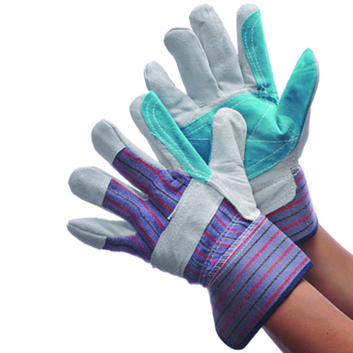 [RX1-01-01750] Worx Green Joint Leather Double Palm Medium