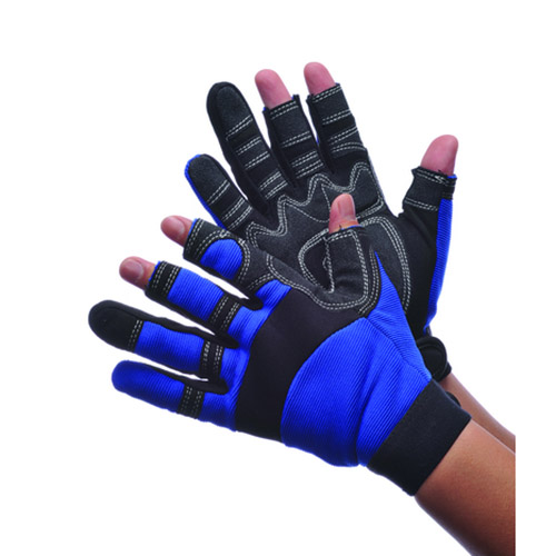 [RX1-01-01778] Worx Goat Skin Mechanics Glove Velcro Cuff Large