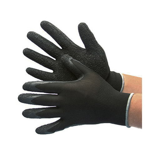 [RX1-01-01843] Worx Black Polyester Shell With Latex Coating Large