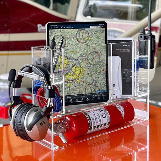 [RX1-99-02334] Rare Aviations CO-182 Cockpit Organizer - Damaged Headset Hanger