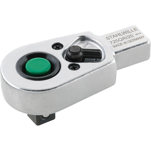 [RX1-12-06963] STAHLWILLE Quickrelease Ratchet Insert Tool - Size 20 - 14X18 mm - 1/2 Drive 200 N7M