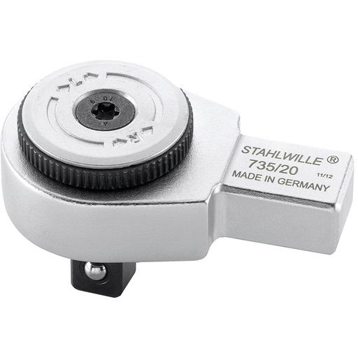 [RX1-12-06966] STAHLWILLE Fine-Tooth Ratchet Insert Adapter - Size 40Hd - 14 X 18 mm 3/4 Drive 650 N7M