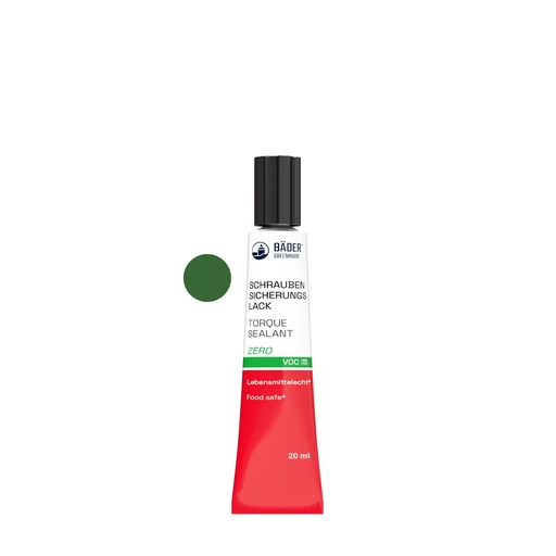 [RX7-15000w-T.02] Lackfabrik Bäder Torque Sealant Zero Green Tube 20 ml