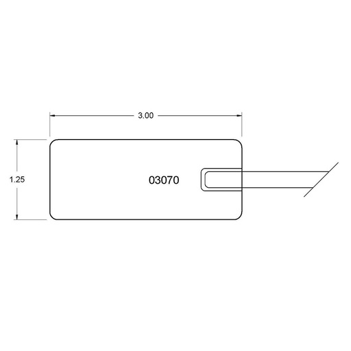 [RX1-05-32636] Tanis Pad Heat Element With Pin 115V TA3070-1