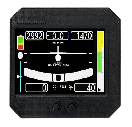 [RX1-10-07852] Radiant SafeTurn Plus Portable Mini Glass with Turn Coordinator RI-2026-3