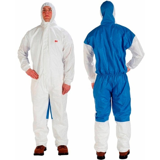 [RX1-12-06985] 3M Protective Coverall 4535 White & Blue Type 5/6 Extra Large