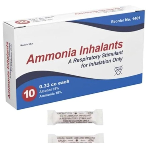 [RX1-13-26517] Ammonia Inhalants 10/Bx