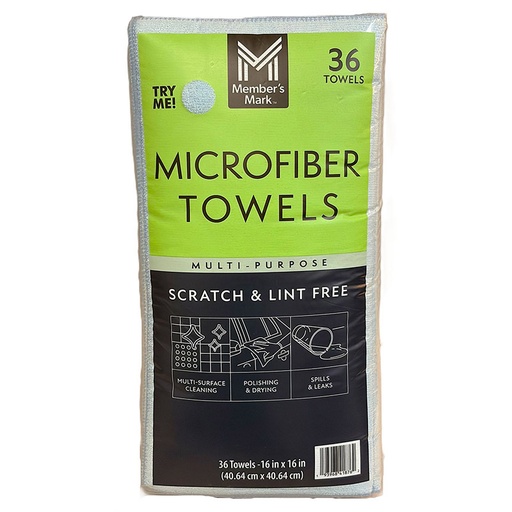 [RX1-09-06599] Jet Stream Microfiber Towels (36 Towels/Case)