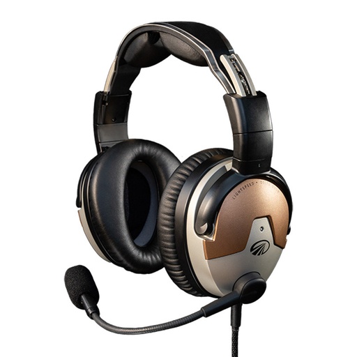 [RX1-11-21072] Lightspeed Delta Zulu Lemo Plug ANR Headset - Repaired
