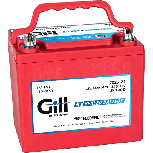 [RX1-99-02413] Gill Battery Super Capacity 7025-24 - New Old Stock
