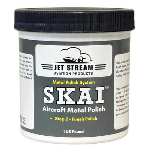 [RX1-09-06635] Jet Stream Skai Aircraft Metal Polish - Step 2 Finish Polish 1 Lb Jar