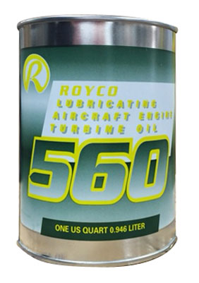 [RX1-99-02444] Royco Turbine Oil 560 - MIL-PRF-23699 - Single Quart - Dented