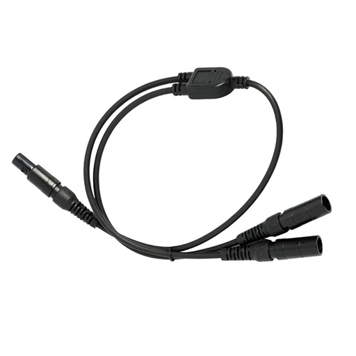 [RX1-11-21221] Hobbs Flyer 6 PIN LEMO Panel Powered Splitter Y-Cable For Aviation Headsets HFA-C262