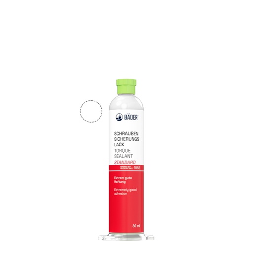 [RX7-10081-KAR.03] Lackfabrik Bäder Torque Sealant Standard Transparent Cartdridge 30 ml