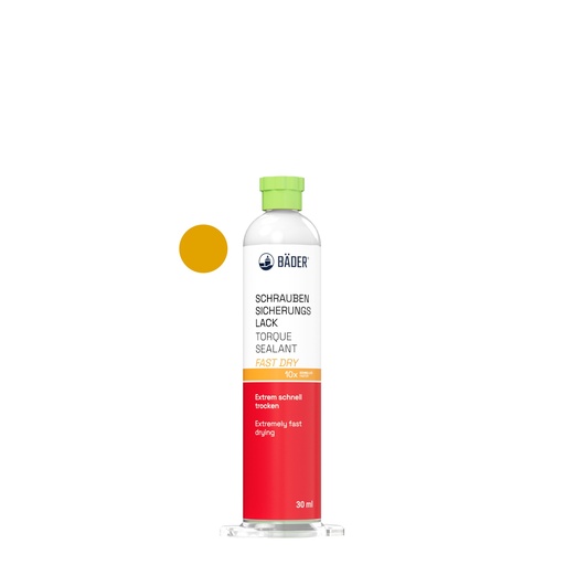 [RX7-12000f-KAR.03] Lackfabrik Bäder Torque Sealant Fast Dry Yellow Cartdridge 30 ml