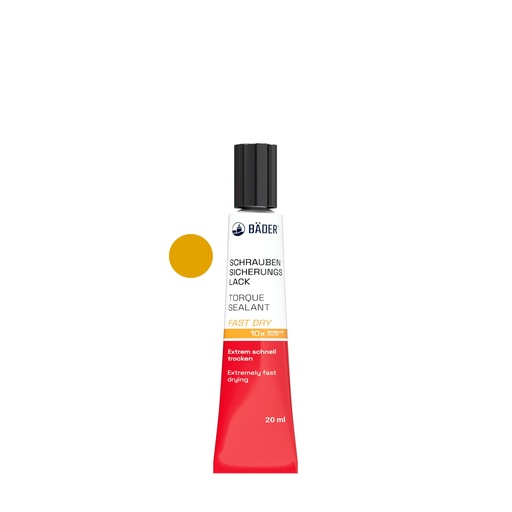 [RX7-12000f-T.02] Lackfabrik Bäder Torque Sealant Fast Dry Yellow Tube 20 ml