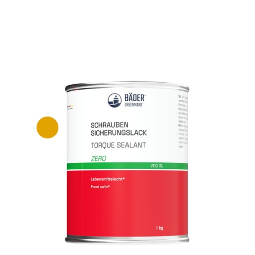 [RX7-12000w-D1] Lackfabrik Bäder Torque Sealant Zero Yellow Can 1 kg