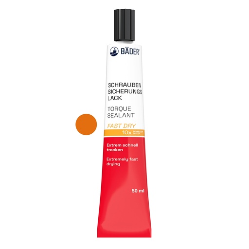 [RX7-12200f-T.05] Lackfabrik Bäder Torque Sealant Fast Dry Orange Tube 50 ml