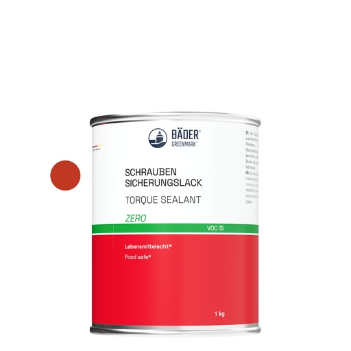 [RX7-13000w-D1] Lackfabrik Bäder Torque Sealant Zero Red Can 1 kg
