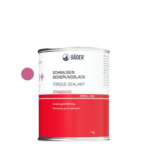 [RX7-13200-D1] Lackfabrik Bäder Torque Sealant Standard Pink Can 1 kg