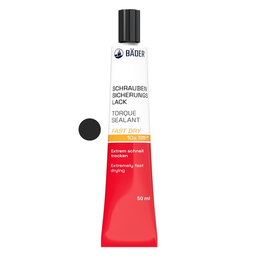 [RX7-18000f-T.05] Lackfabrik Bäder Torque Sealant Fast Dry Black Tube 50 ml