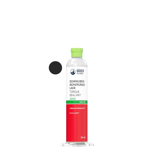 [RX7-18000w-KAR.03] Lackfabrik Bäder Torque Sealant Zero Black Cartdridge 30 ml