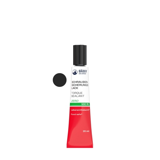 [RX7-18000w-T.02] Lackfabrik Bäder Torque Sealant Zero Black Tube 20 ml