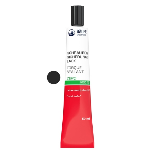 [RX7-18000w-T.05] Lackfabrik Bäder Torque Sealant Zero Black Tube 50 ml