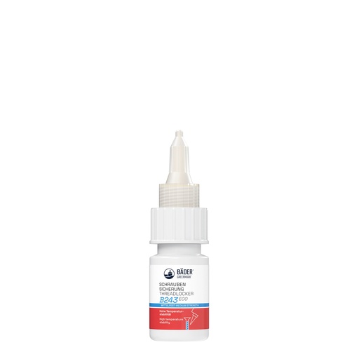 [RX7-74000-TF.01] Lackfabrik Bäder Threadlocker B243 Eco Medium strength Blue Bottle 10 ml