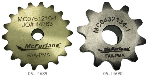 [RX1-05-14690] McFarlane Sprocket MC0432134-1 FAA-PMA Approved