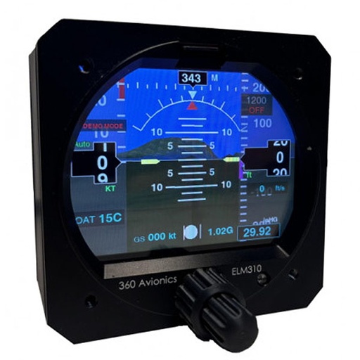 [RX1-11-21356] 360 Avionics ELM310 EFIS Flight Instrument