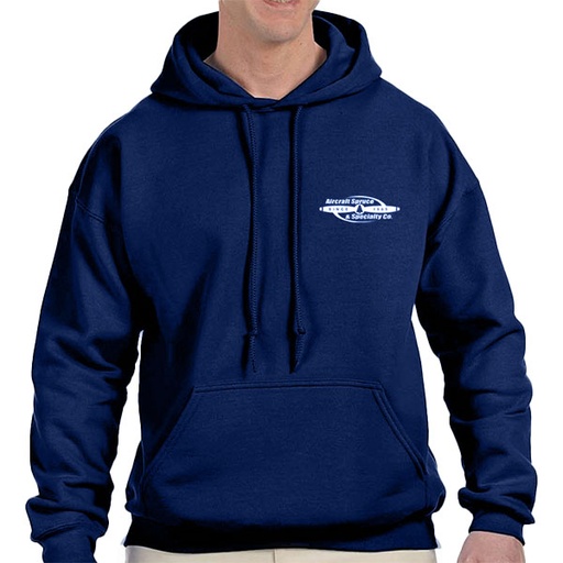 [RX1-13-26621] Aircraft Spruce Hoodie - Navy - Medium
