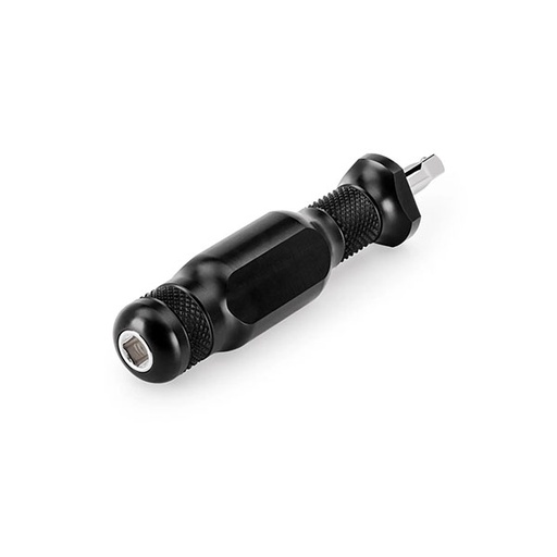 [RX1-12-07067] Tekton - 1/4 Inch Drive X 5 Inch Aluminum Spinner Handle With Drive Square (1 Inch Shank)