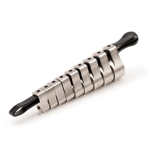 [RX1-12-07085] Tekton - 3/8 Inch Drive 6-Point Flare Nut Crowfoot Wrench Set With Key 9-Piece (5/16 - 3/4 In.)